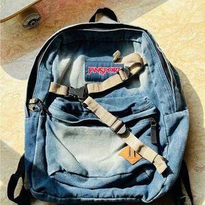 Rare Jansport Spider-Man Backpack – Limited Classic Blue Jean Style